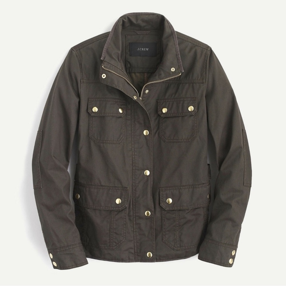 J. Crew Waxed Field Coat Size XS